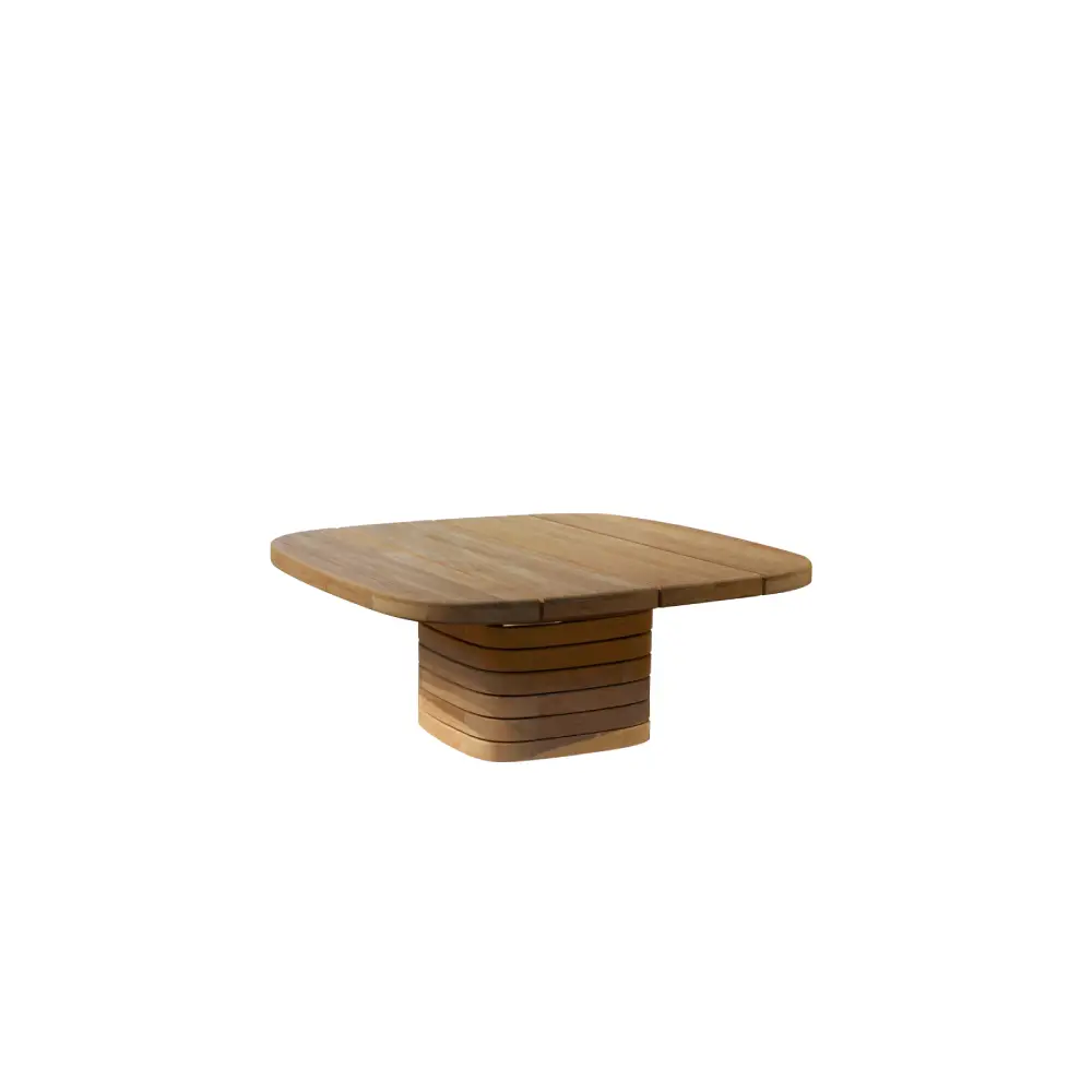 Cane-line, Mellow sofabordstel kvadratisk f/bordsskiva 90x90 cm Teak