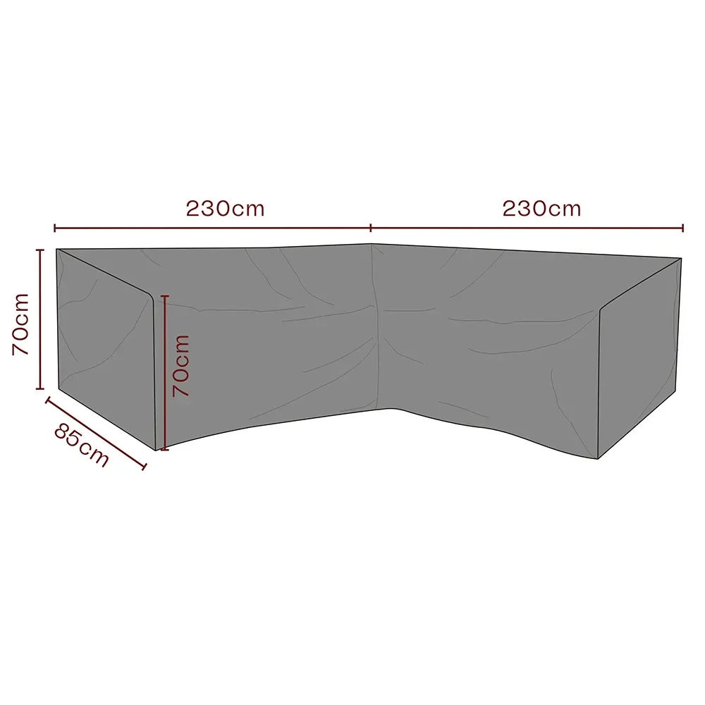 Brafab, Møbelbetræk hjørnesofa 230/230x70x85 cm Premium