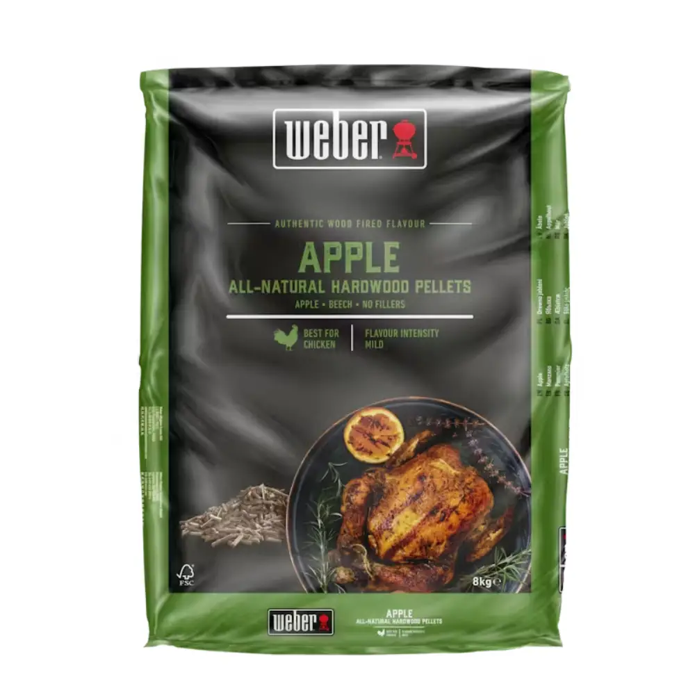 Weber, Træpiller - Æble 8kg