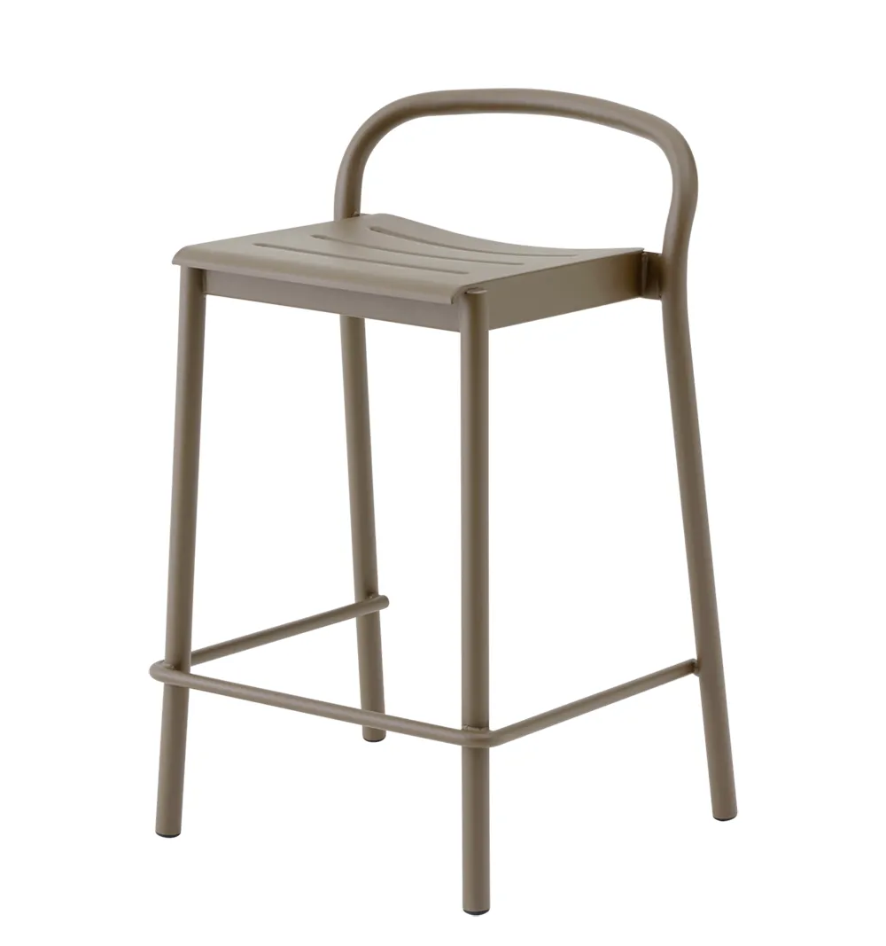Muuto, Linear Steel Barstol Taupe