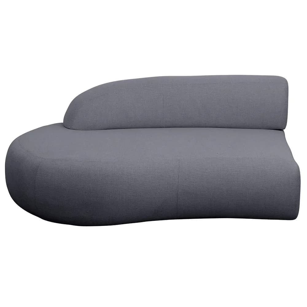 Cane-line, Mellow sofa modul højre m/kort ryg Grey