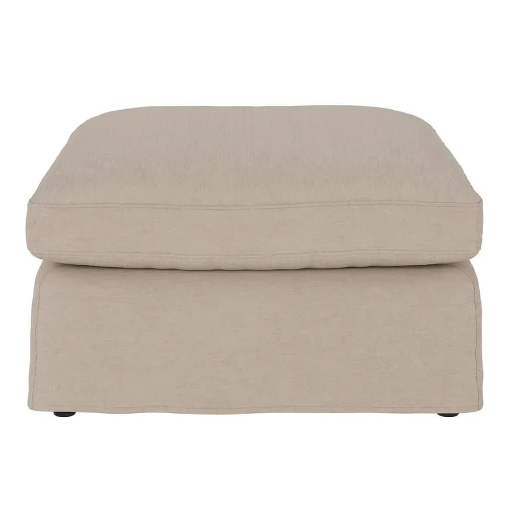 Rowico Home, Peyton fodskammel stof Ursula beige