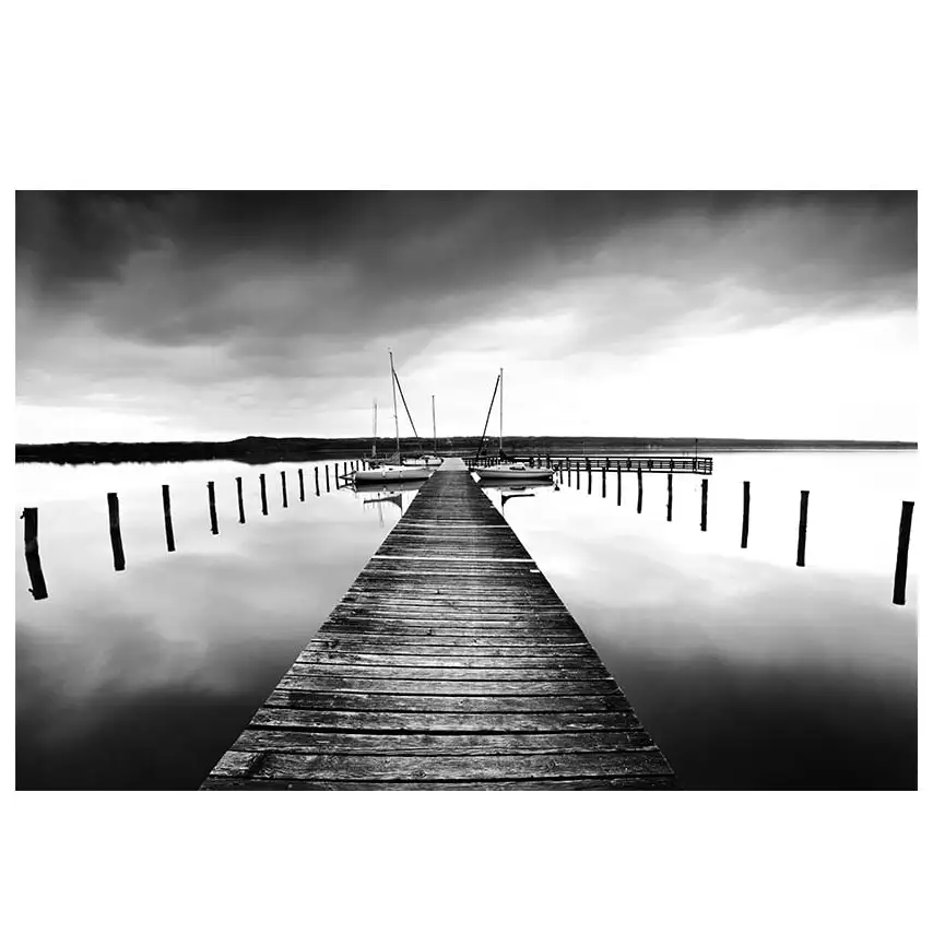 Artwood, Vægdekoration Boat Pier 120x80 cm Artwood