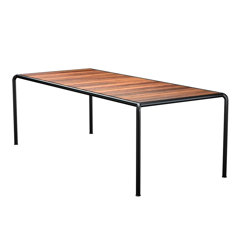 Houe, AVANTI Spisebord 222x98 cm ask/sort