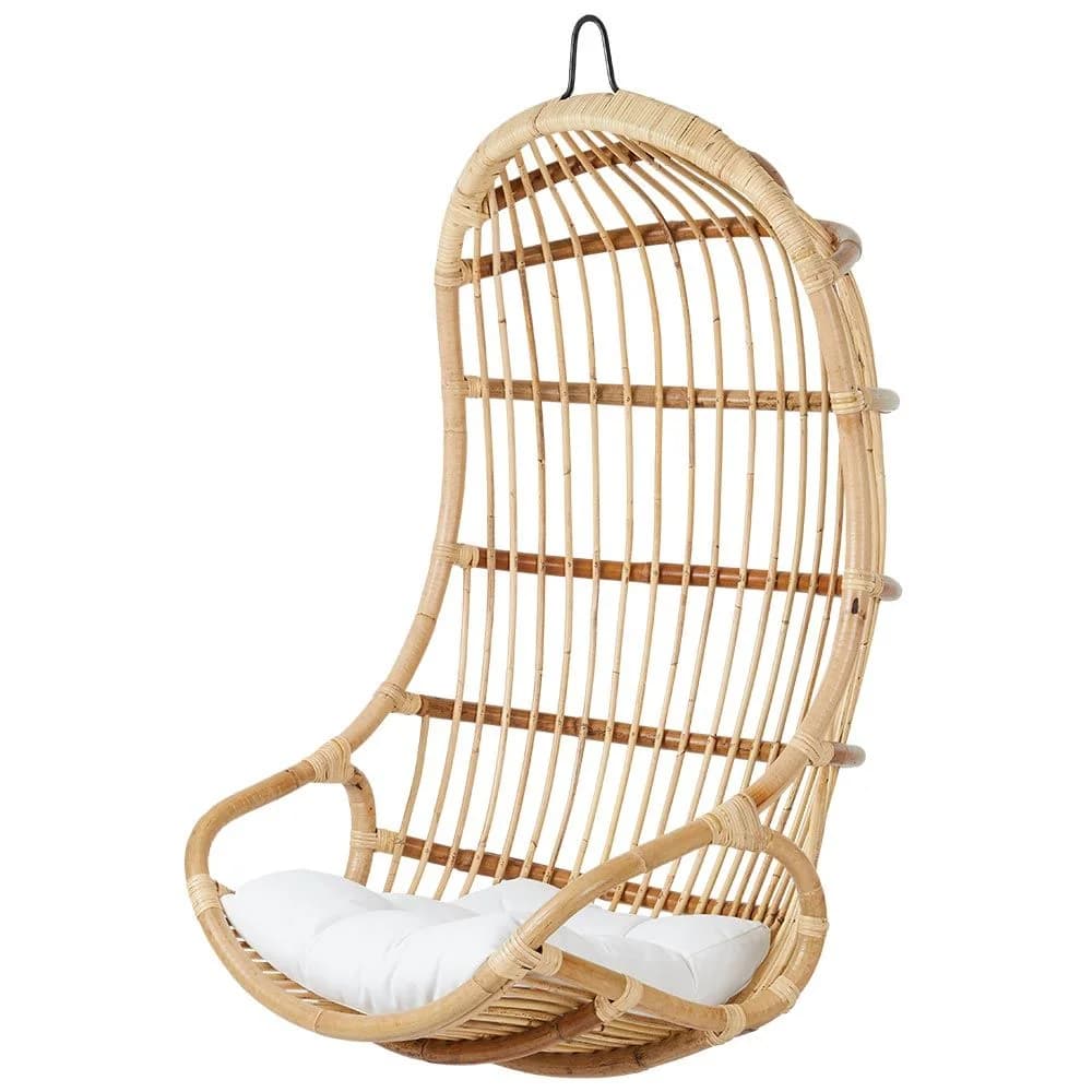 Brafab, Vallda Hængestol Rattan Natur/Hvid Brafab