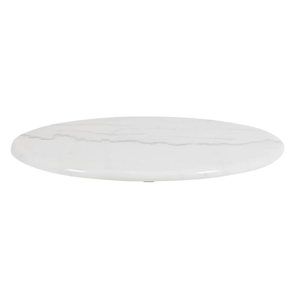 Brafab, Loire marmor bordsskive 60 cm hvid