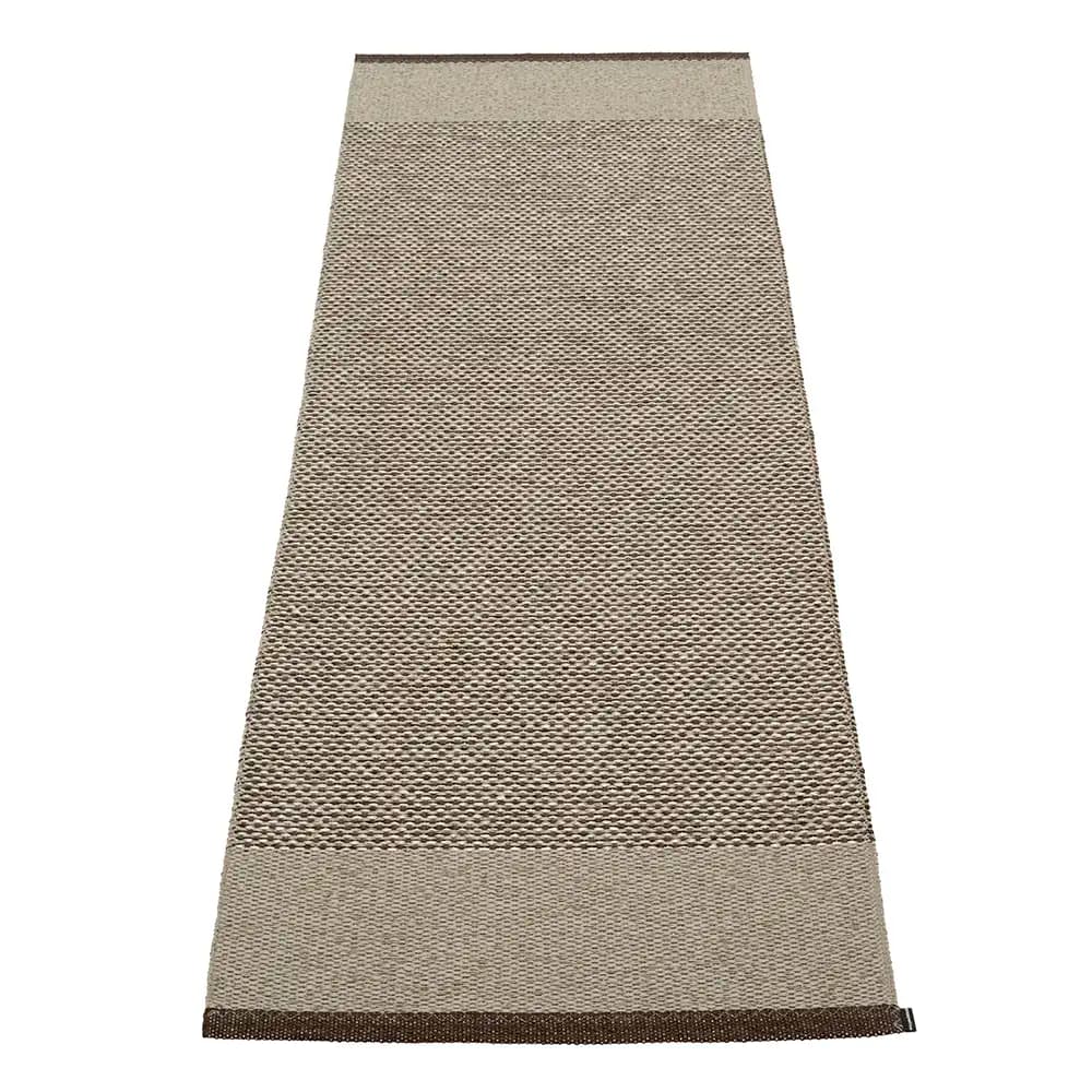 Pappelina, Edit tæppe 70x200 cm Dark Brown