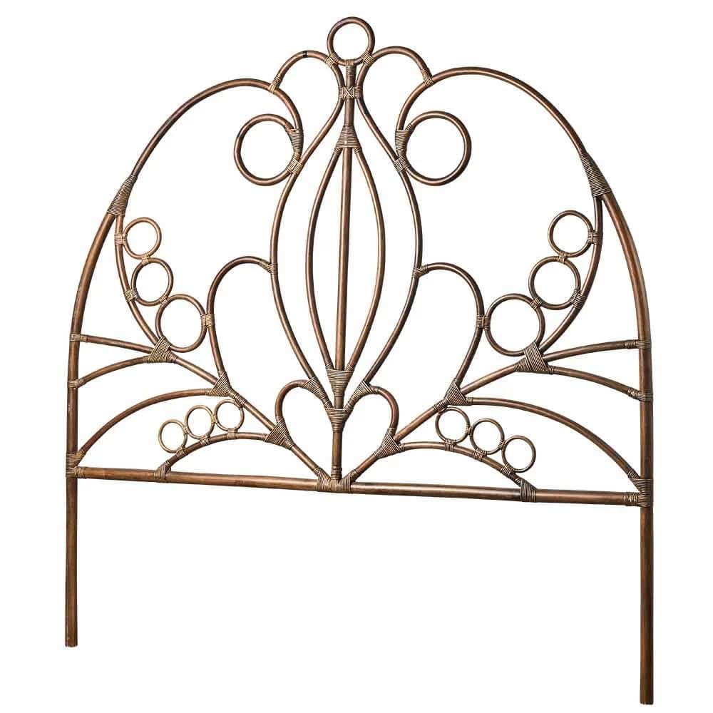 Sika Design, Sengegavl Natalia 180 cm i Antique Rattan