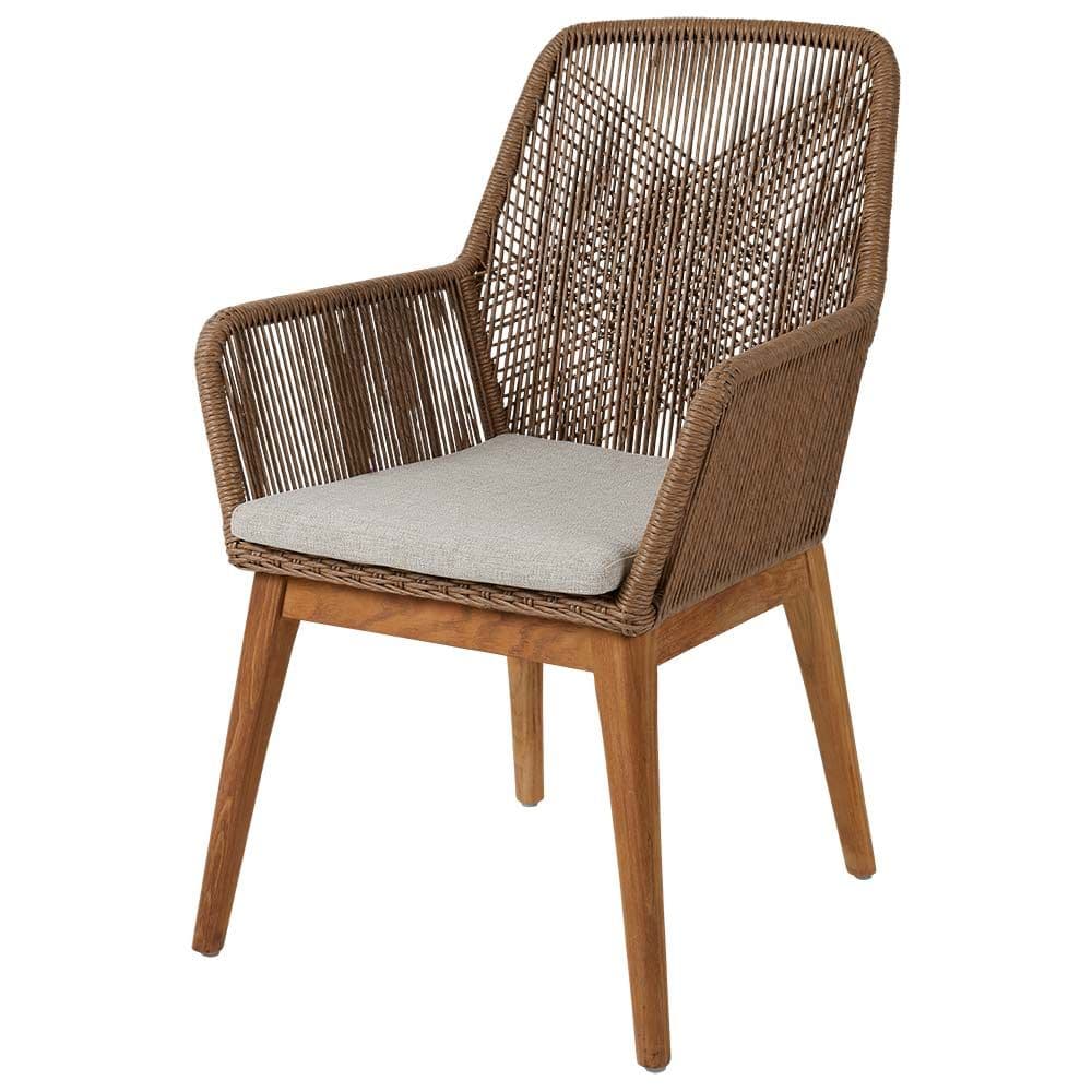 Brafab, Hassel Stol/Karmstol Teak/Polyrattan Brafab