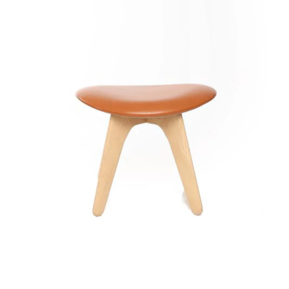 Tom Dixon, Slab ottoman natur cognac læder