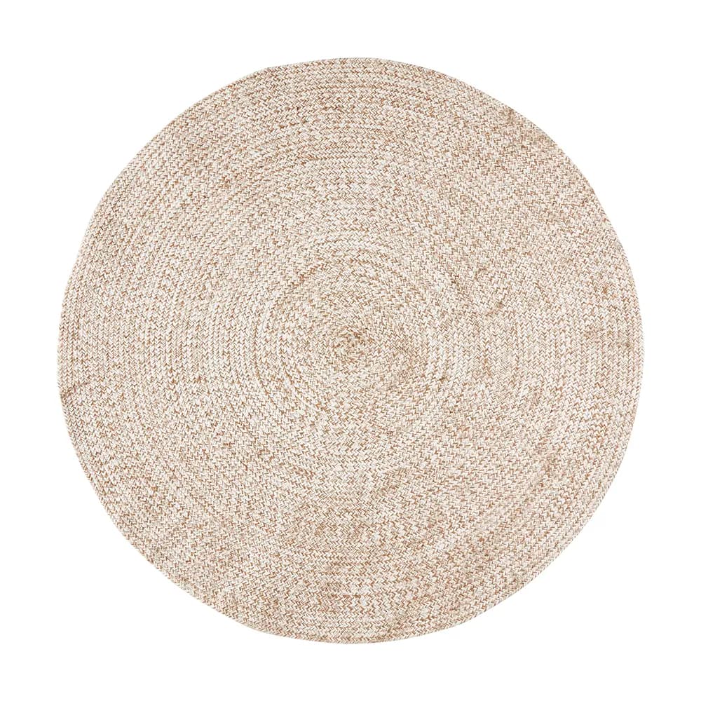 Affari of Sweden, JUNI mat natur/hvid Ø150 cm