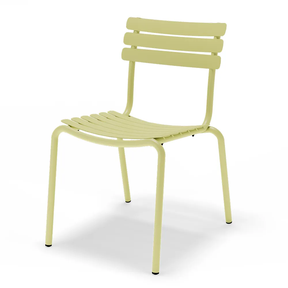 Houe, Alua Dining chair without armrest Mono Lemon zest