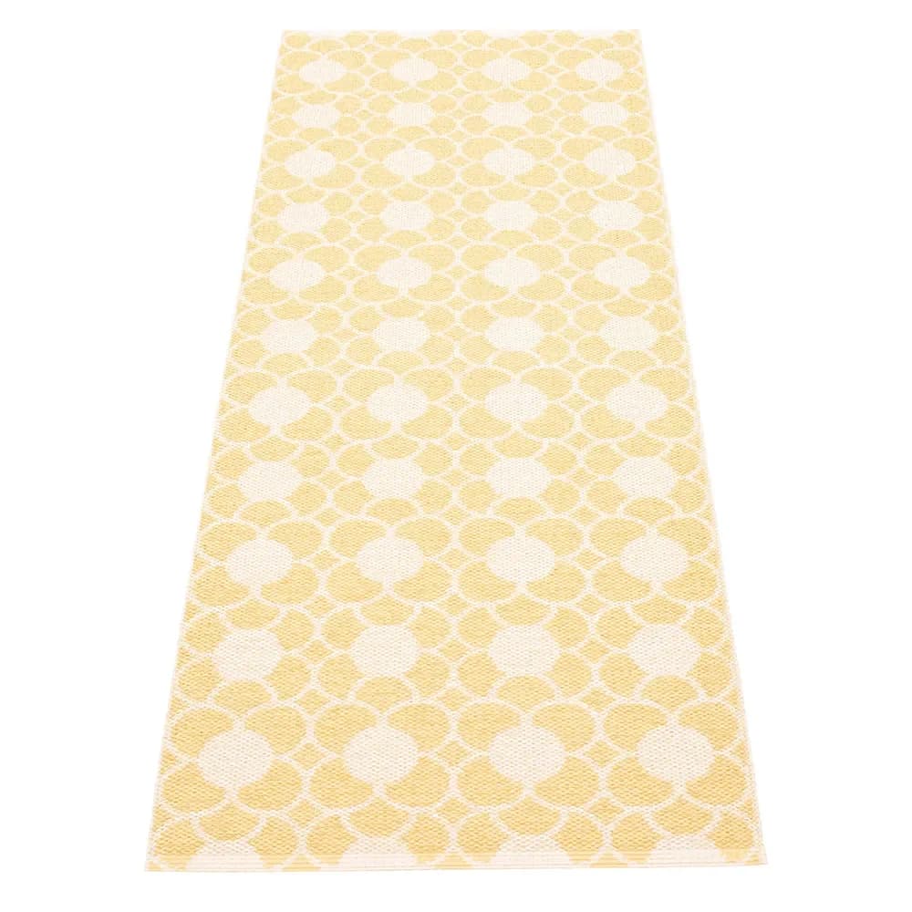 Pappelina, Anya tæppe Pale Yellow/Vanilla 70 x 200 cm
