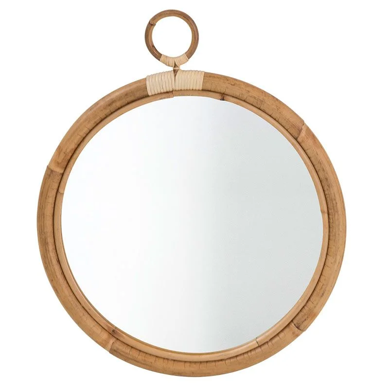 Sika Design, Spejl Ella Ø45 cm i rattan