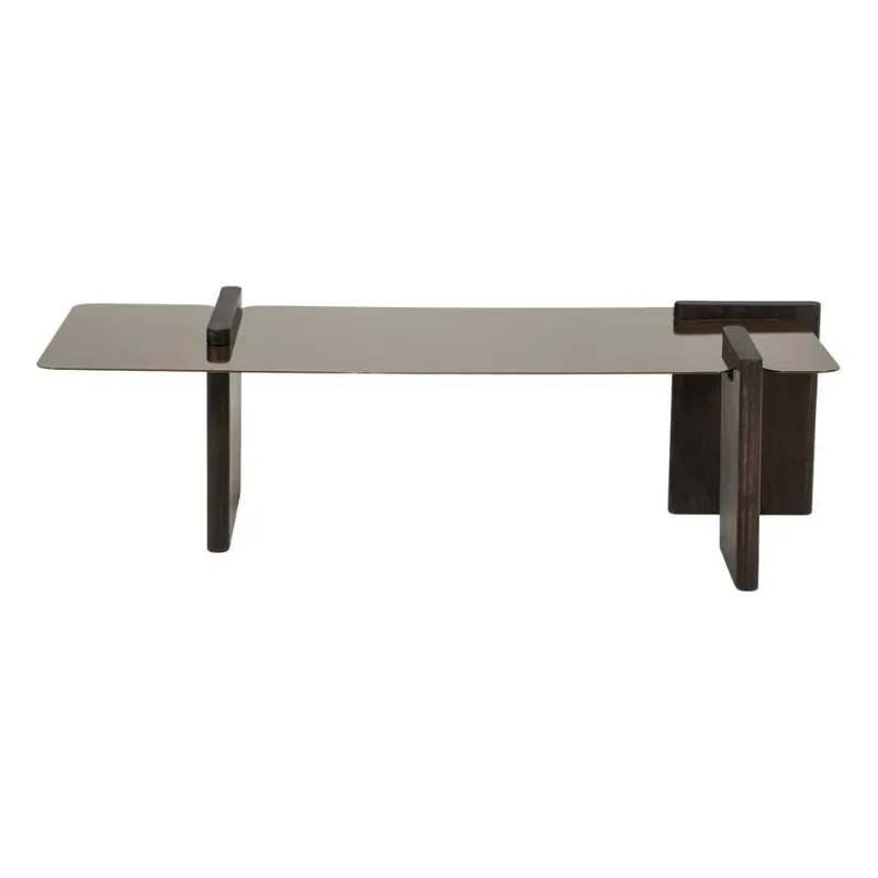 By-Boo, Voro sofabord 43x103x30 cm jern brun