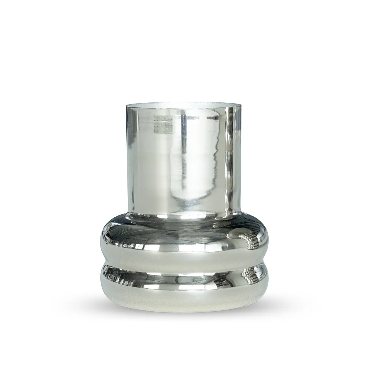 By-Boo, Håndlavet vase Chromeo Small Chrome H21 cm