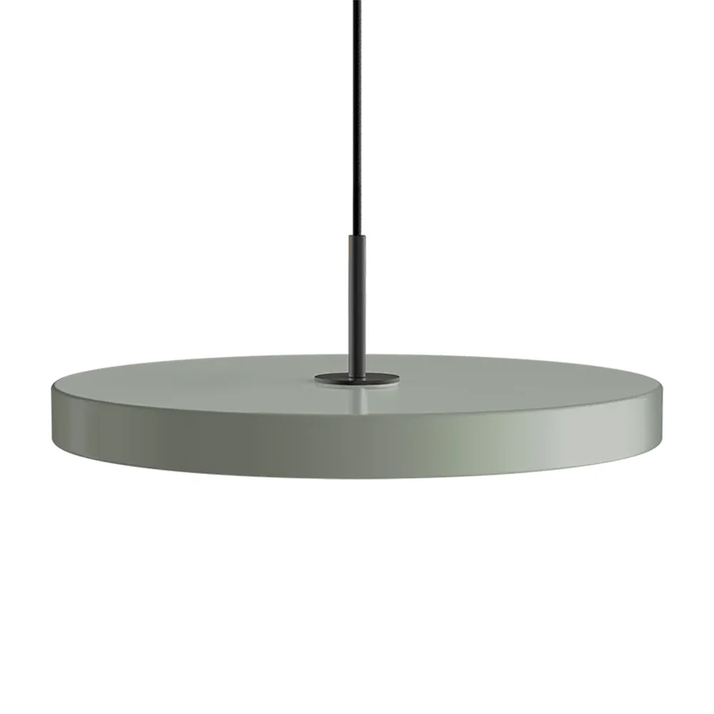 UMAGE - Asteria Plus hængelampe, Ø 43 cm, lysegrøn/sort