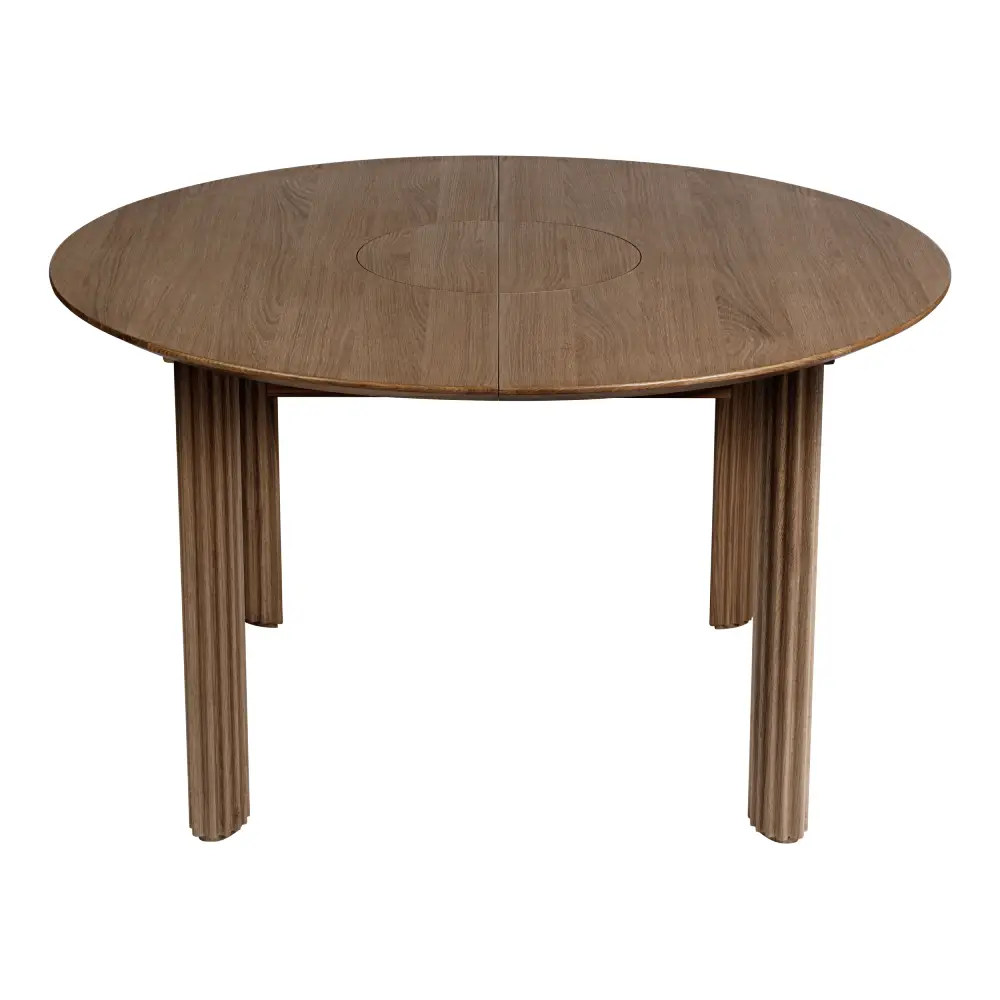 Umage, Comfort Circle Spisebord med udtræk 132-202x132 Dark Oak