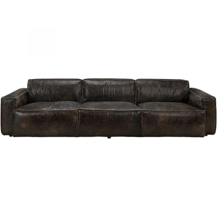 Artwood, Buddy 4-pers. Sofa Leather Fudge Artwood