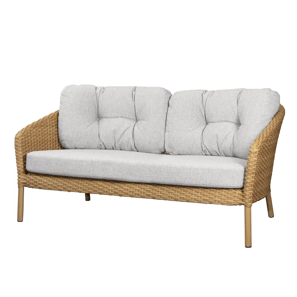 Cane-line, Ocean pude sæt, Light brown, til 2-personers sofa