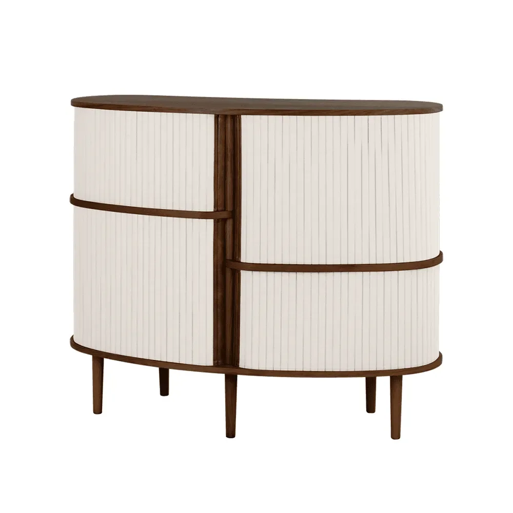 Umage, Audacious Highboard Skab Mørk Eg/White Sands