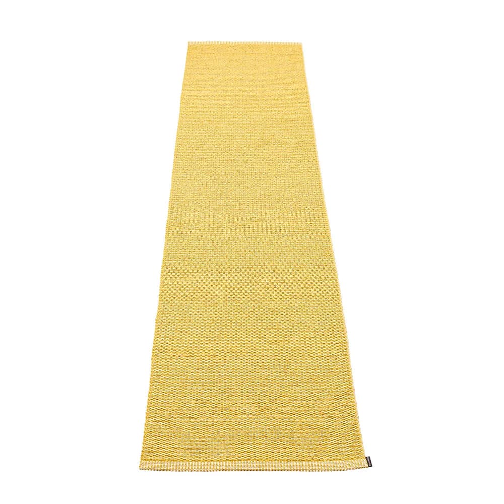 Pappelina, Mono tæppe Pale Yellow/ Mustard 60 x 250 cm