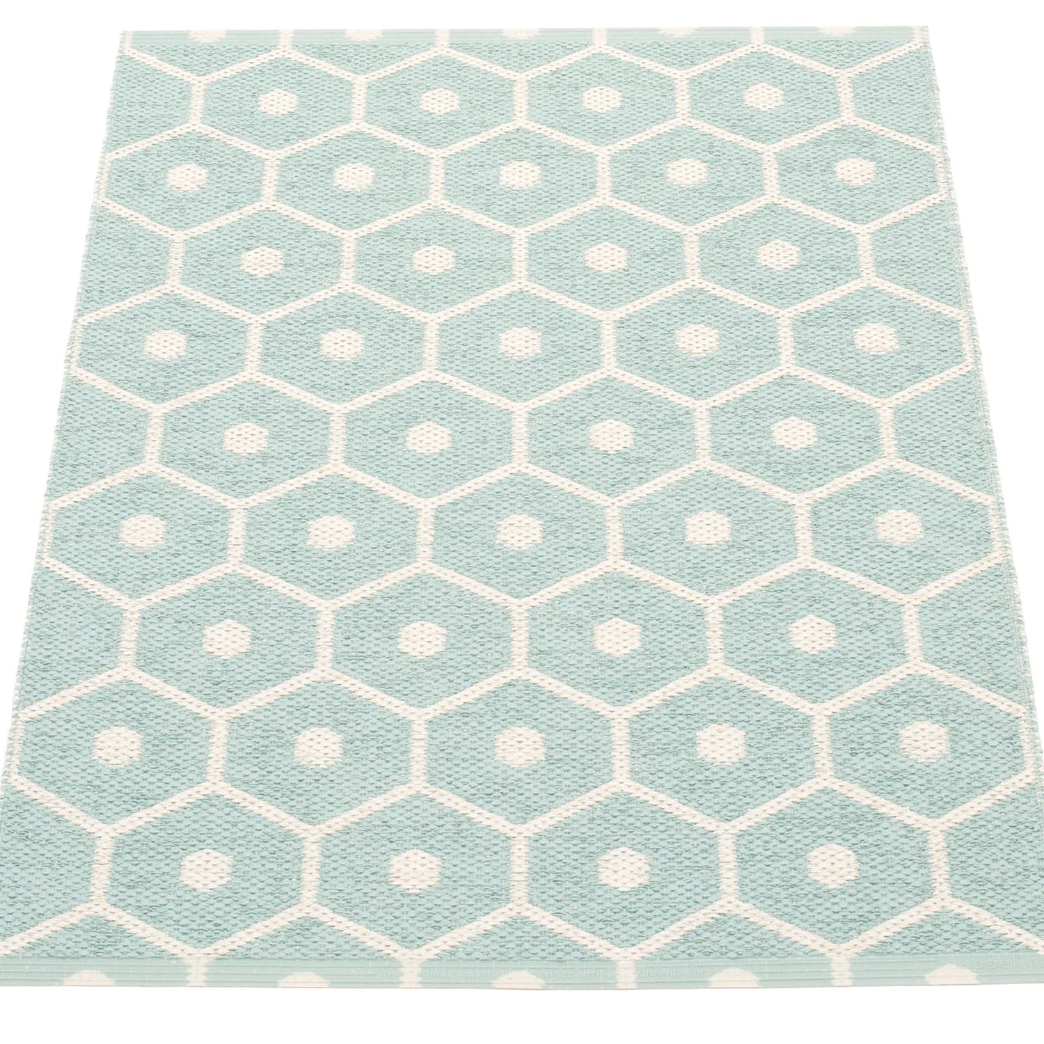 Pappelina, Honey tæppe 70x100 cm pale turquoise / vanilla