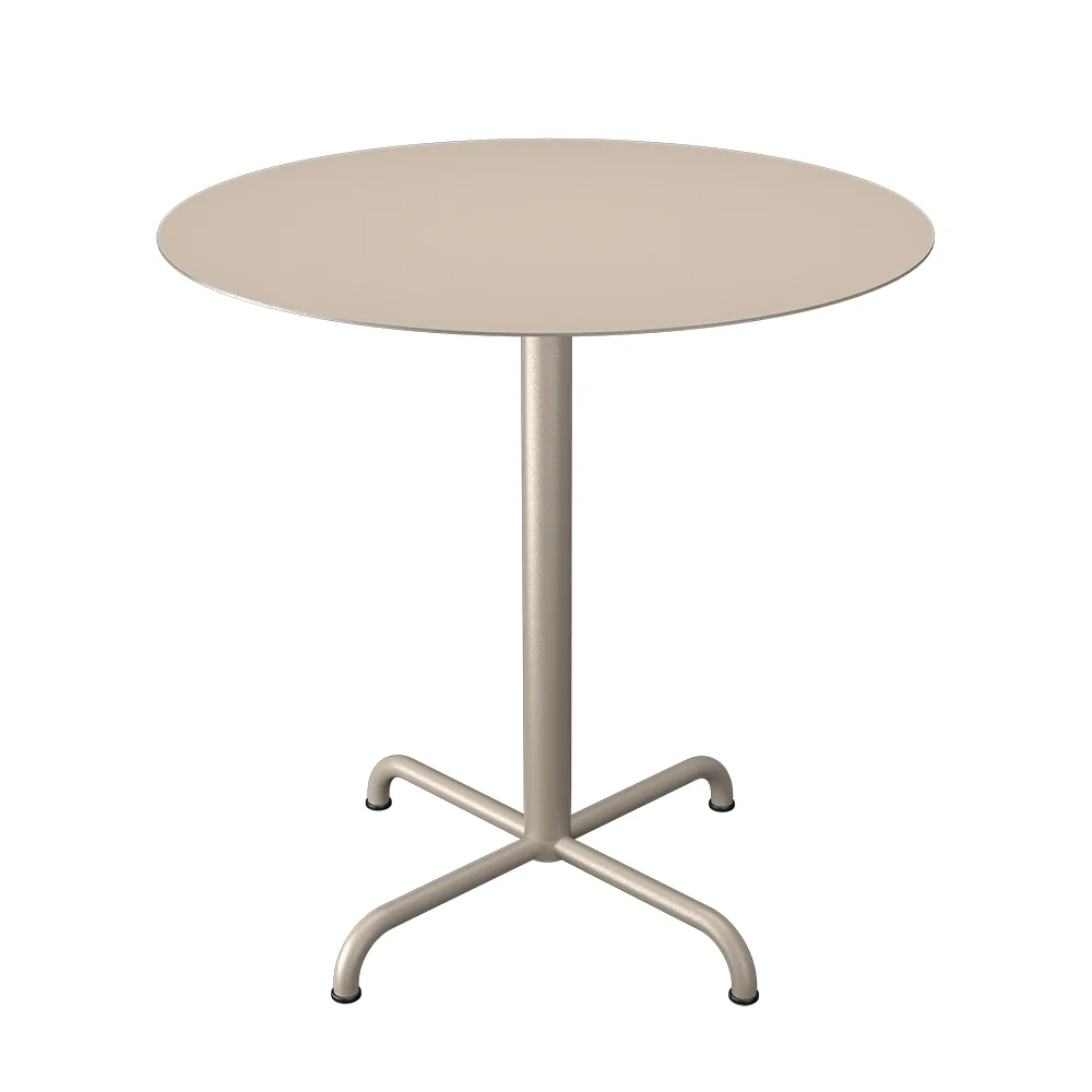 Houe, PICO Sofabord Ø74 cm, 4 ben understel Beige
