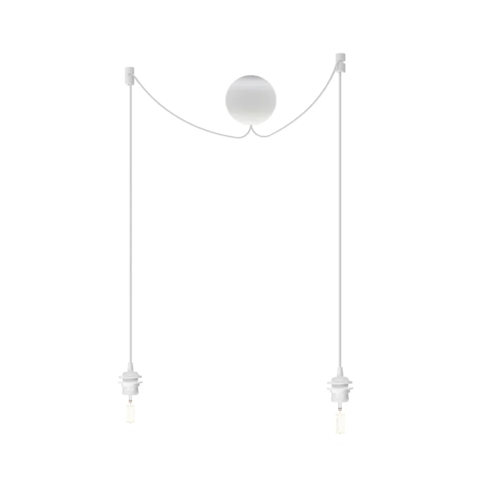 UMAGE - Cannonball Cluster 2 Sockets Hvid