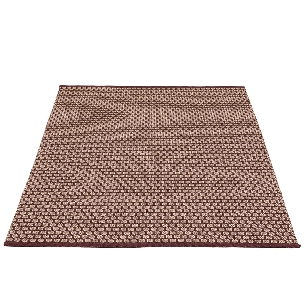 Pappelina, Vendbar Plastmåtte MIMI Burgundy/Cream 180x260 cm