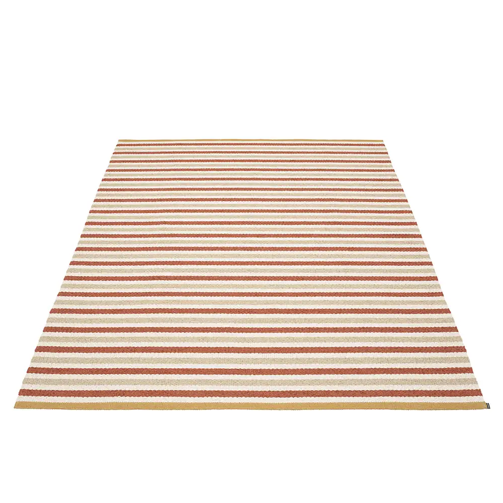 Pappelina, Teo tæppe 140x200 cm Brick/Beige/Vanilla