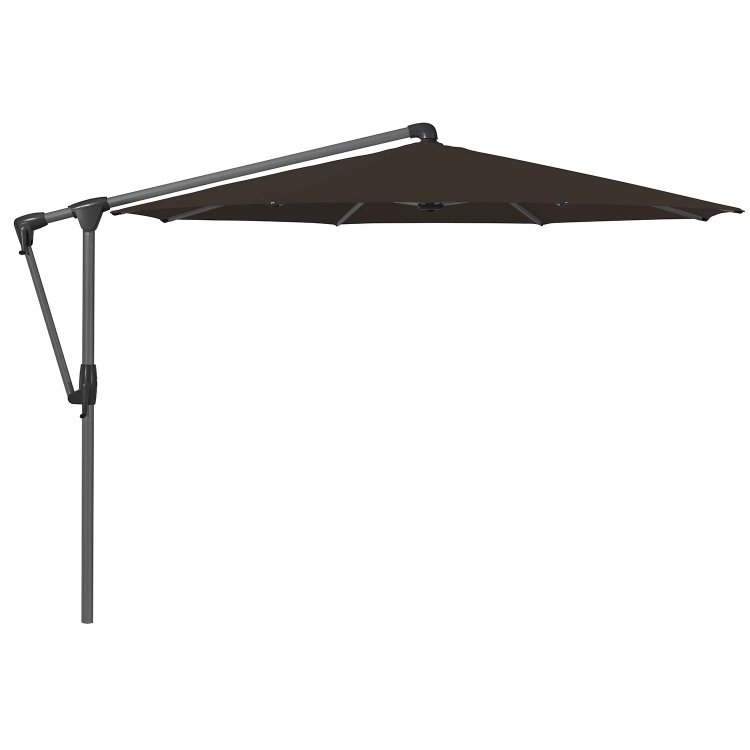 Glatz, Sunwing Casa Frithængende Parasol 330 cm Kat.4 Antracit Alu/408 Black Glatz