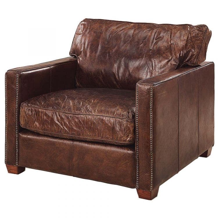 Artwood, Lænestol Viscount Leather Vintage Cigar Artwood