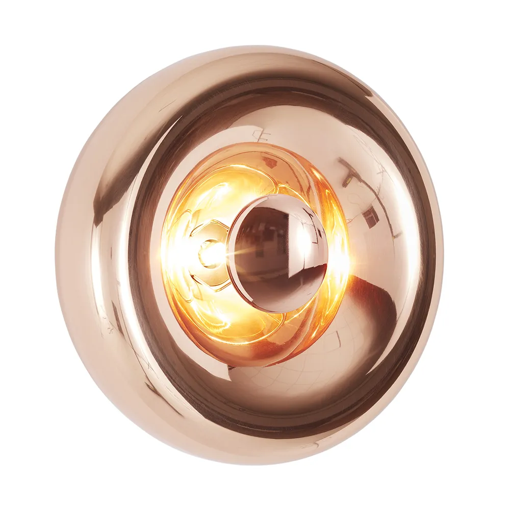 Tom Dixon Void Surface væglampe LED Ø30 cm Copper