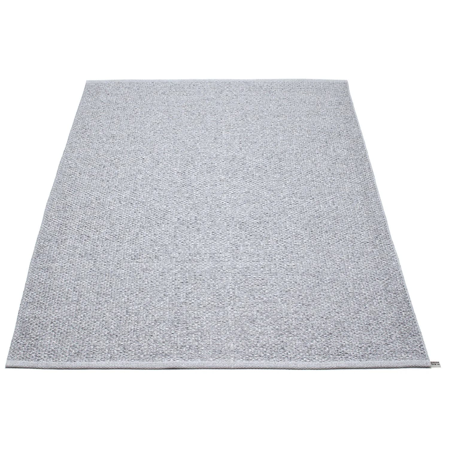 Pappelina, Svea tæppe 140x220 cm grey metallic / light grey