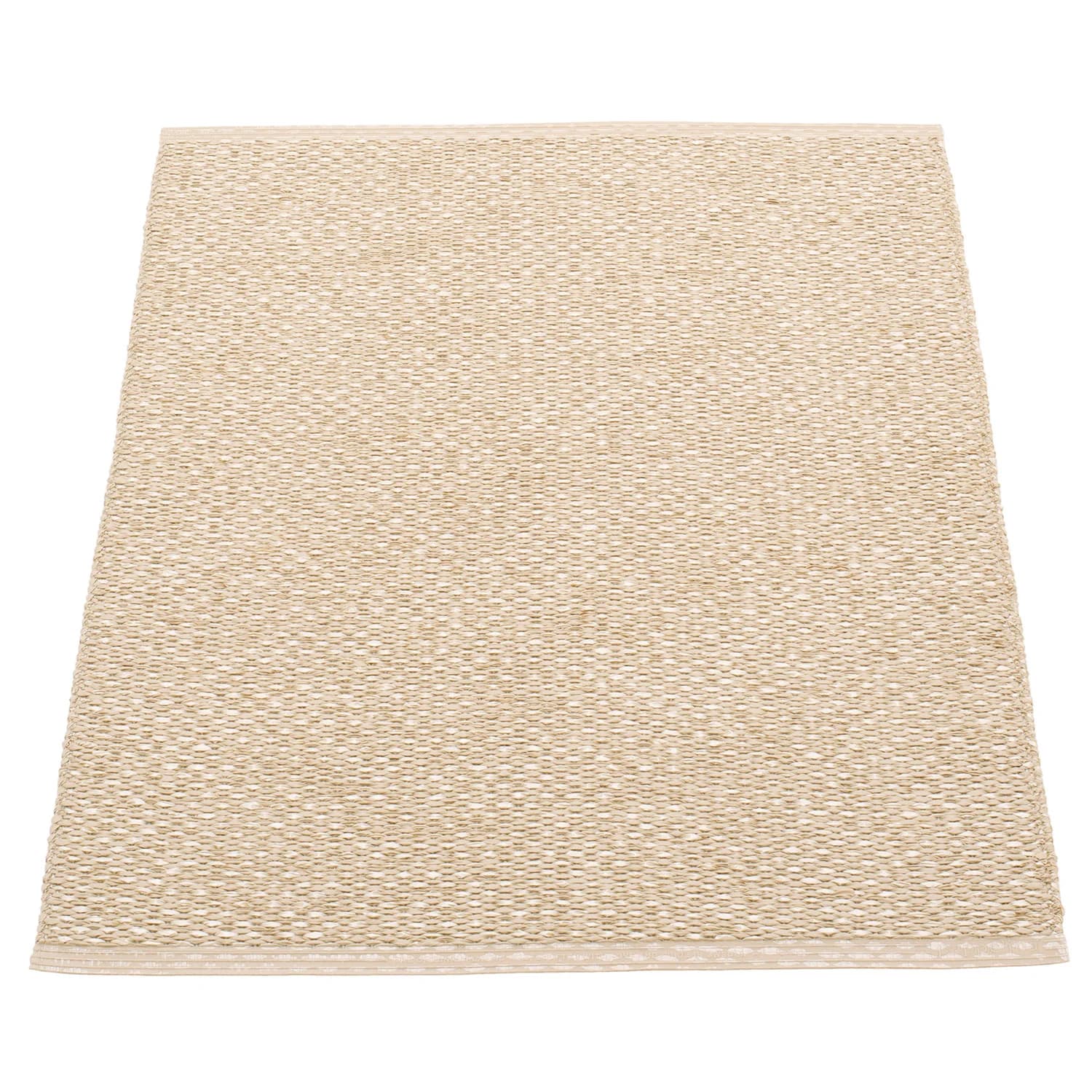 Pappelina, Svea tæppe 70x90 cm beige / champagne metallic