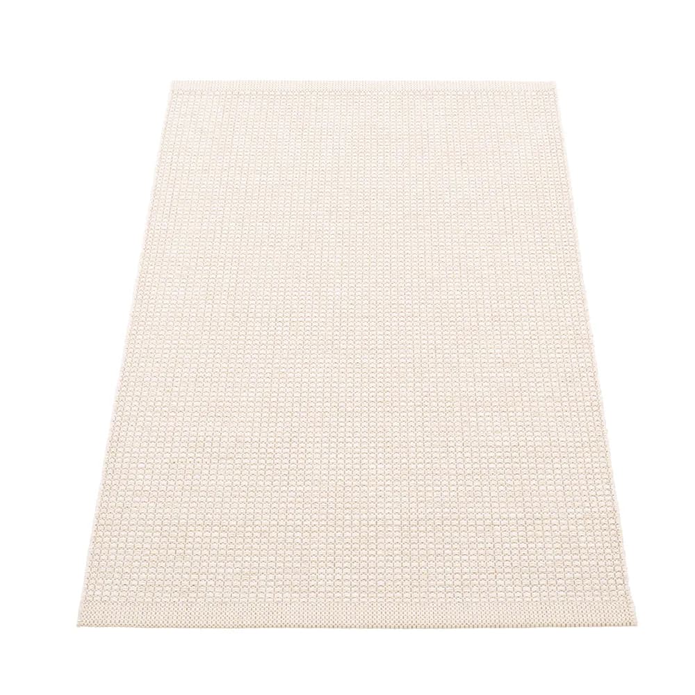 Pappelina, Emm tæppe 70 x 120 cm Vanilla/White Metallic