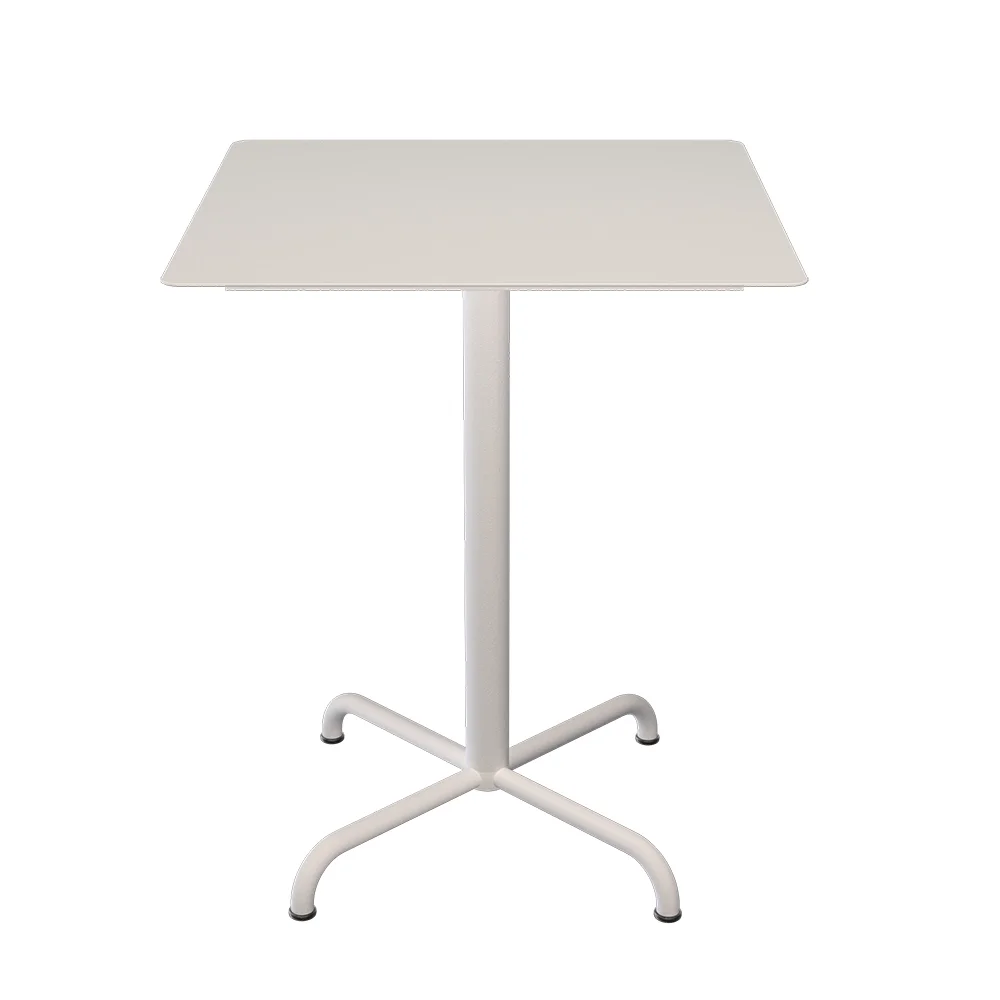 Houe, PICO Cafébord 60x60 cm, understel 4 ben Muted white