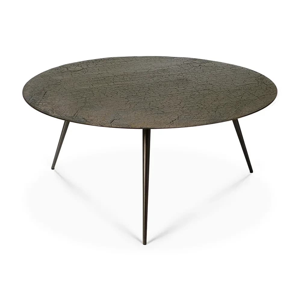 Ethnicraft, Luna Sofabord Ø80 cm Whisky