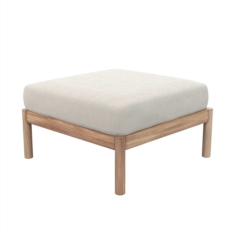 Skagerak, Tradition Fodskammel Light Sand/Teak