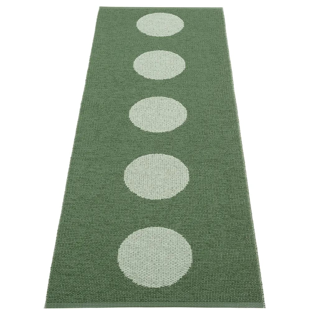 Pappelina, Vera Pop tæppe Leaf/Misty Mint 70 x 200cm