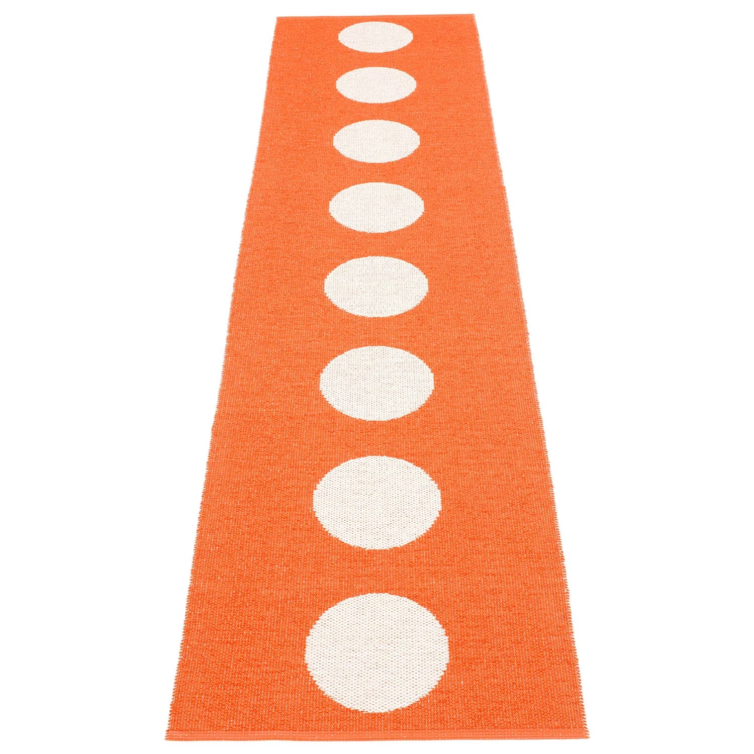 Pappelina, Vera tæppe 70x300 cm orange / vanilla
