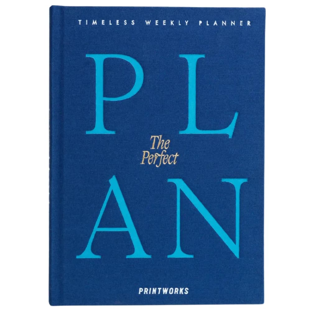 Printworks, Weekly Planner - The Perfect Plan, Blue