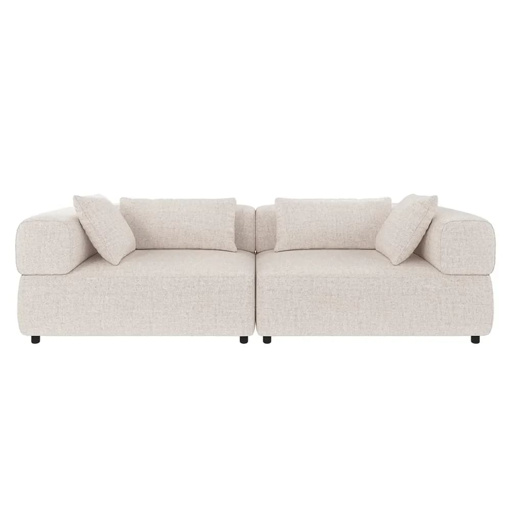 Rowico Home, Falkner sofa 3-personers stof Oscar lys beige