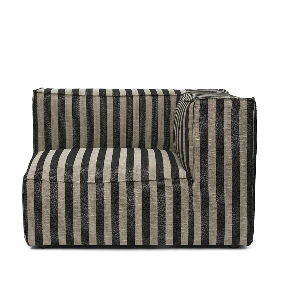 Ferm Living, Catena Sofa Armrest Right S401 - Louisiana - Sand/Black