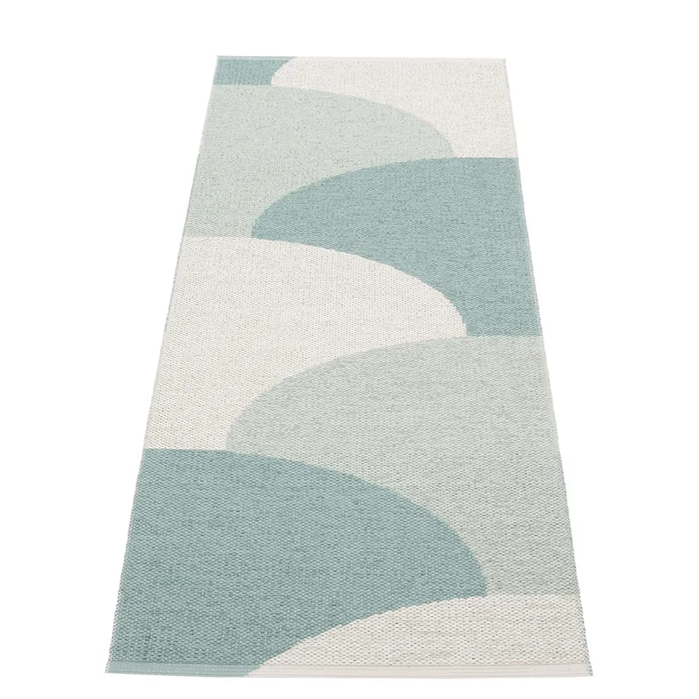 Pappelina, Hill tæppe Haze/Sage/Fossil Grey 70 x 180cm