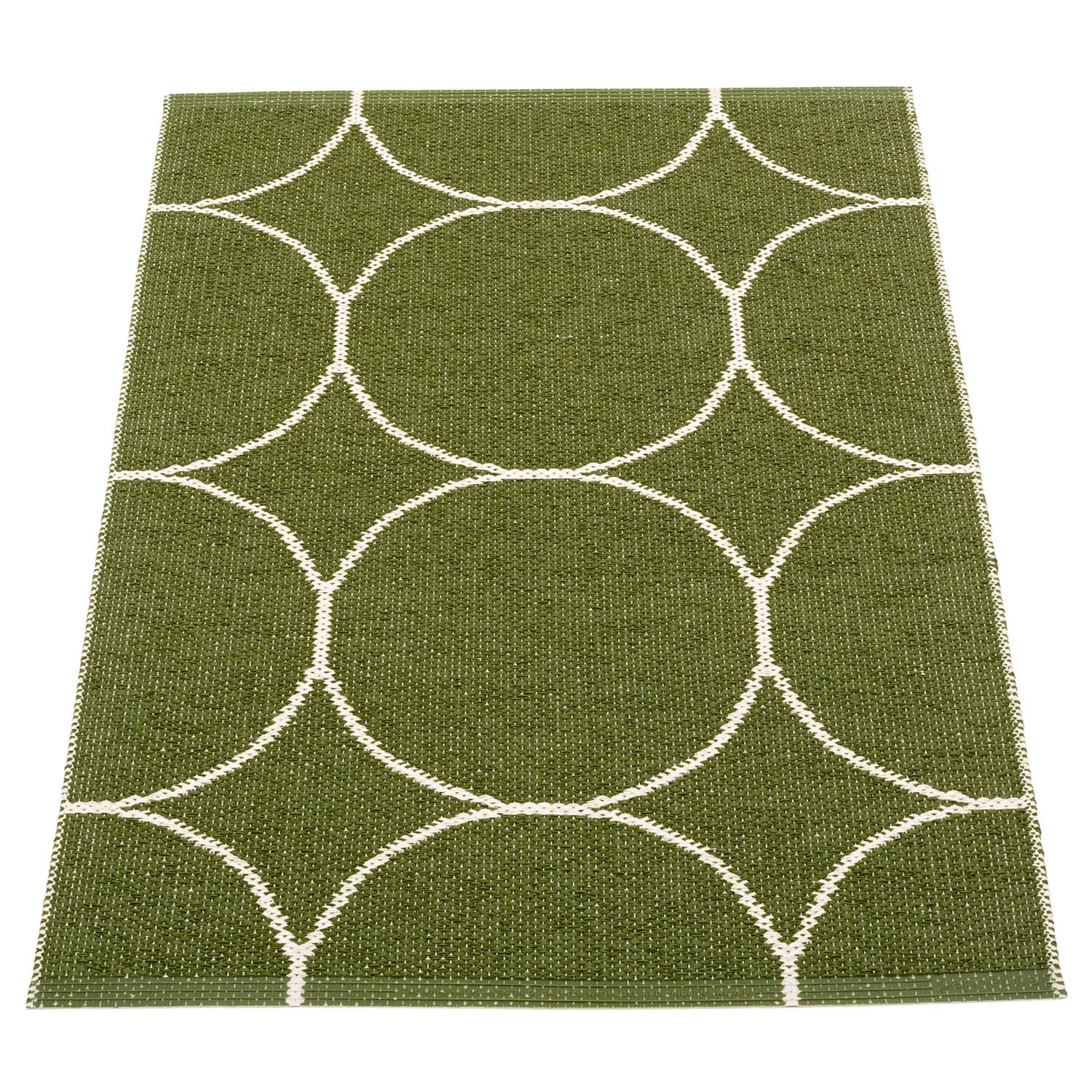 Pappelina, Boo tæppe 70x100 cm dark olive / vanilla