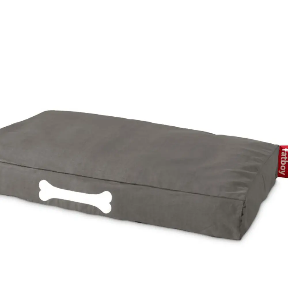 Fatboy, doggielounge L canvas Hunde seng recycled charcoal grey