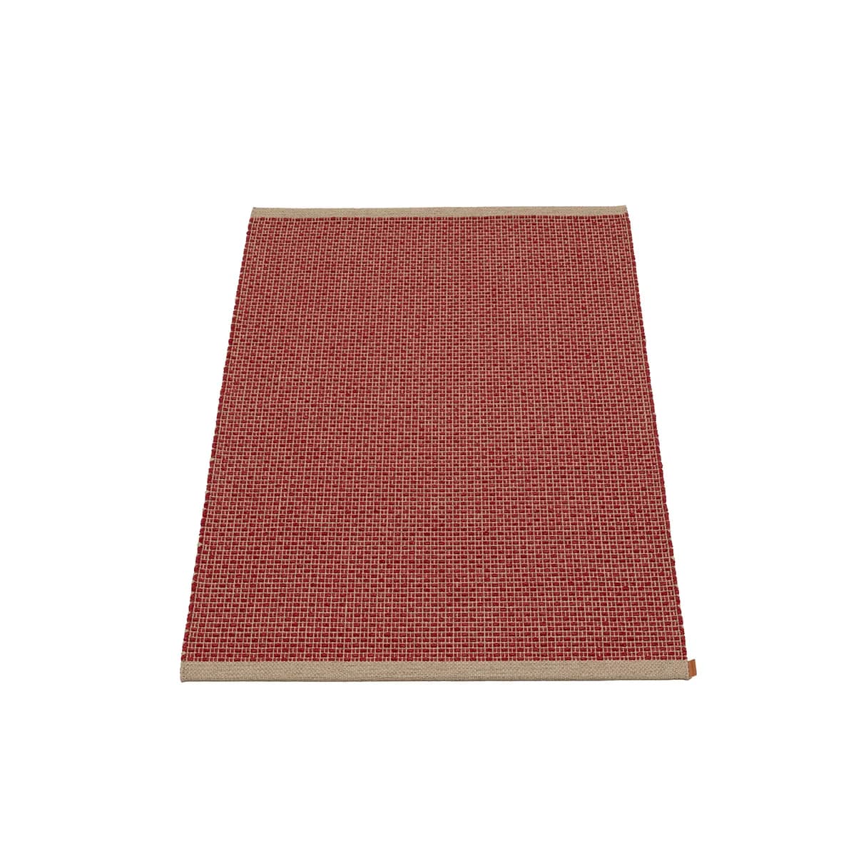Pappelina, Vaskbar Plastmåtte NILS Dark Red 70x120 cm