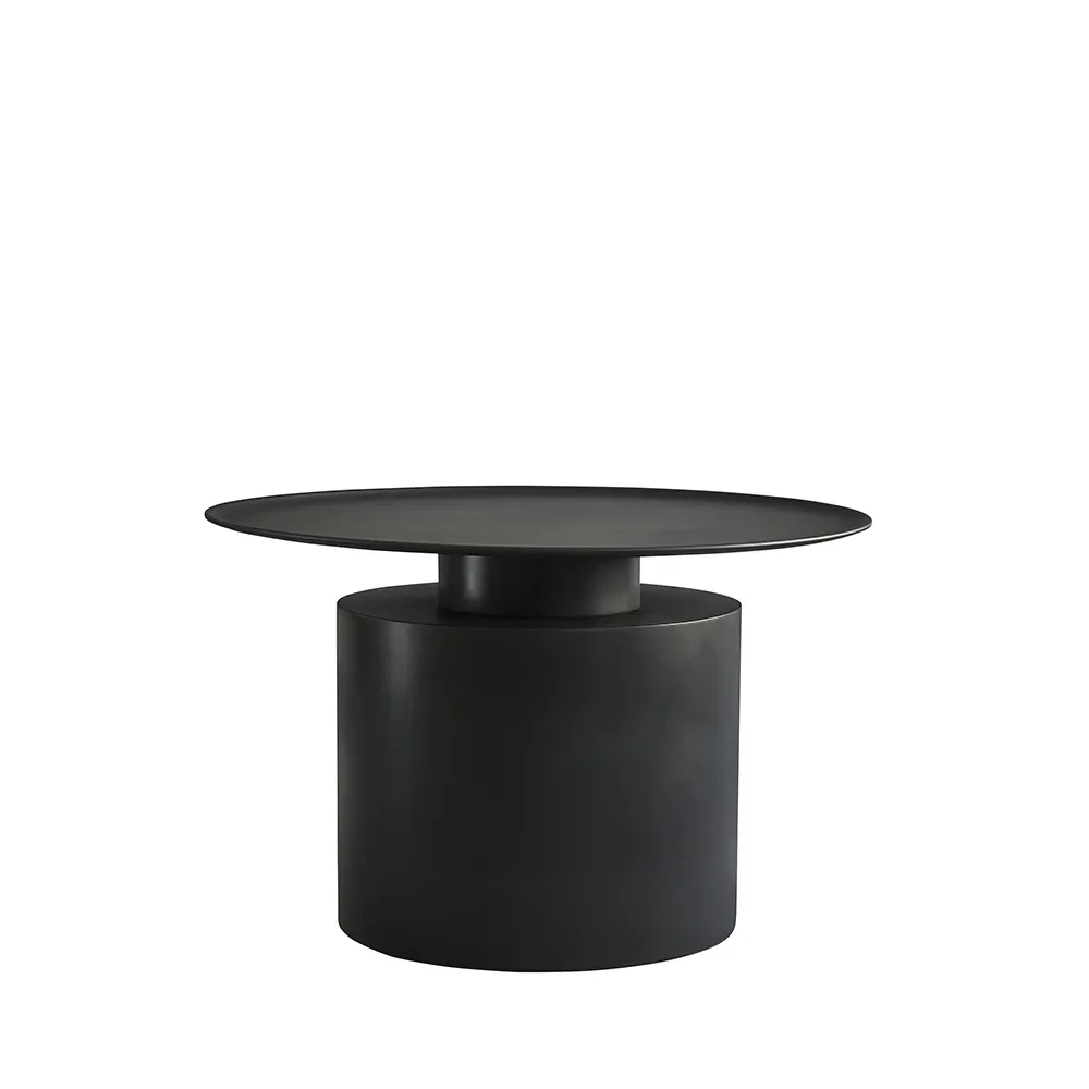 101 COPENHAGEN - Pillar sidebord, sort, 41 cm, jern